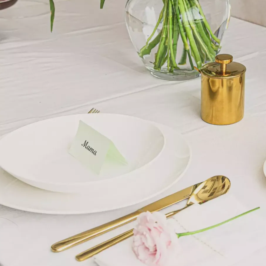 Talerz obiadowy DUKA EVERYDAY 26,5 cm biały porcelanowy