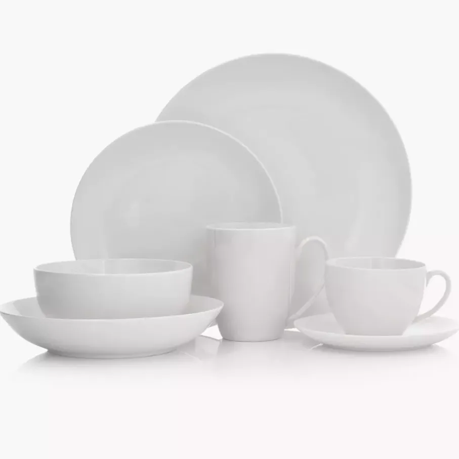 Talerz obiadowy DUKA EVERYDAY 26,5 cm biały porcelanowy