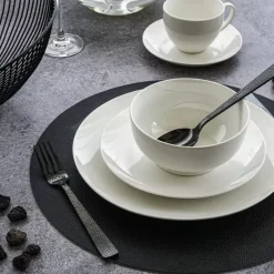 Talerz obiadowy DUKA EVERYDAY 26,5 cm biały porcelanowy