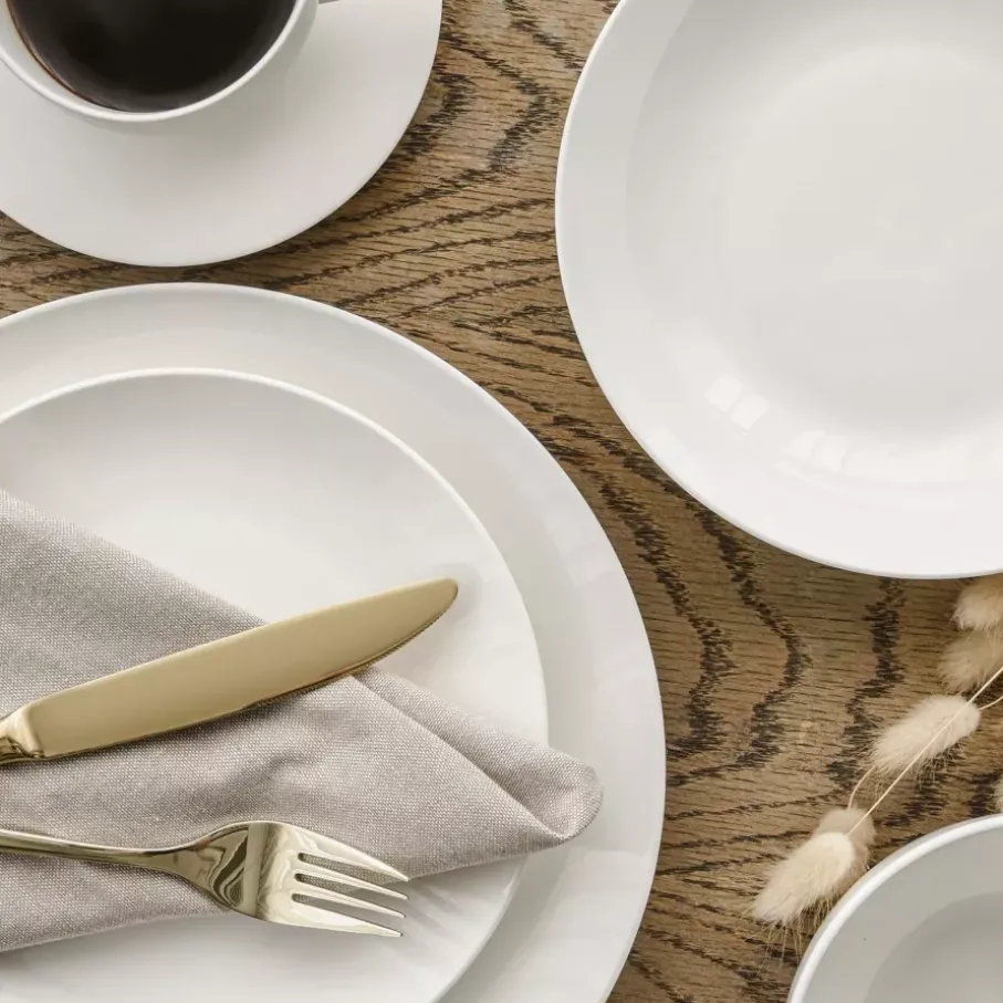 Talerz obiadowy DUKA EVERYDAY 26,5 cm biały porcelanowy