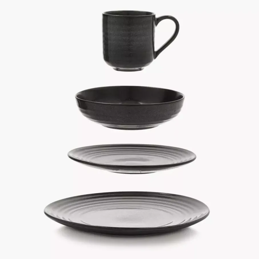 Talerz obiadowy DUKA SANDSTEN 27 cm szary kamionkowy