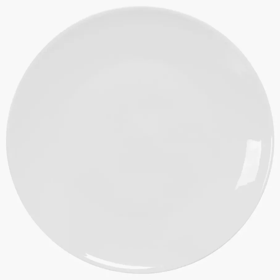 Talerz płytki obiadowy DUKA FELICIA MODERN 26 cm biały porcelana