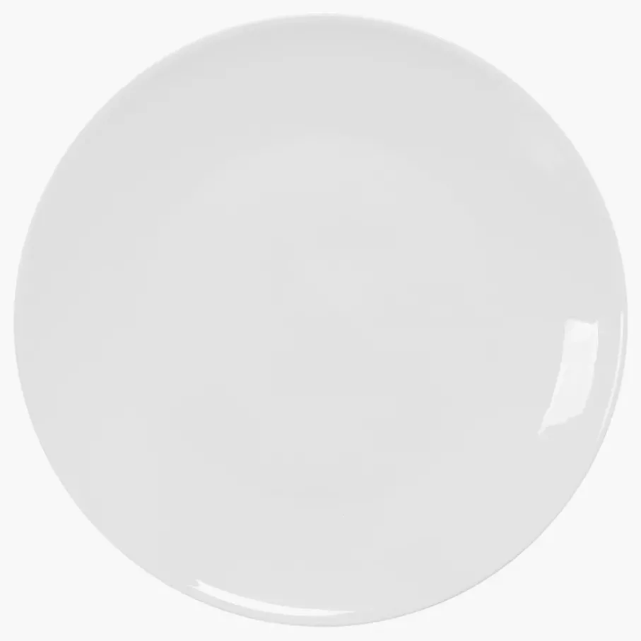 Talerz płytki obiadowy DUKA FELICIA MODERN 26 cm biały porcelana