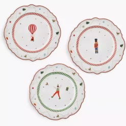 Talerz świąteczny balon DUKA LYCKLIG 20 cm porcelanowy