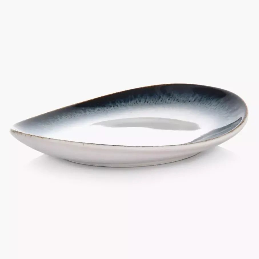 Talerzyk talerz deserowy DUKA TIME DIM 15x13 cm wielokolorowy porcelanowy