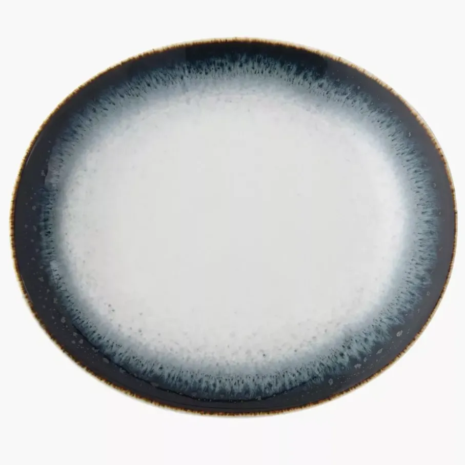 Talerzyk talerz deserowy DUKA TIME DIM 15x13 cm wielokolorowy porcelanowy
