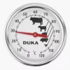 Termometr kuchenny do mięsa DUKA KITCHEN srebrny stalowy