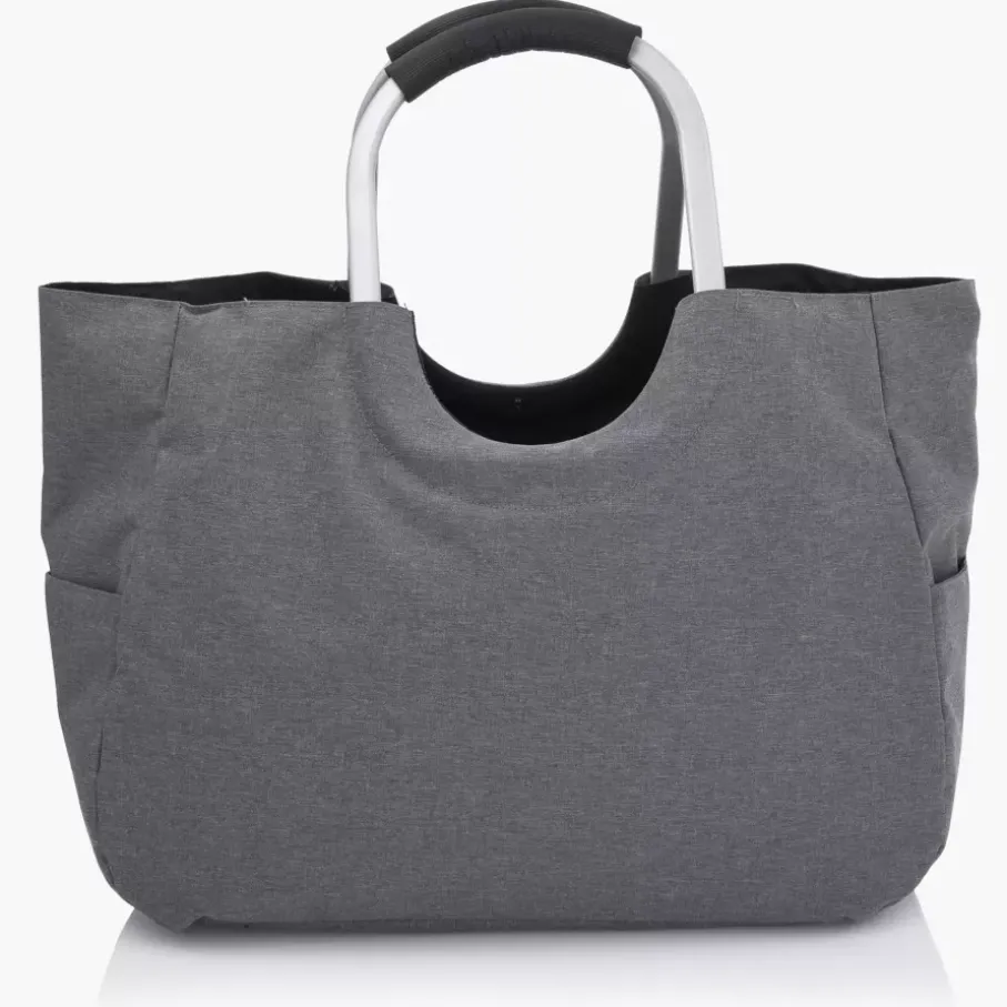 Torba na zakupy DUKA PASE HALLAND 42x25x50 cm szara