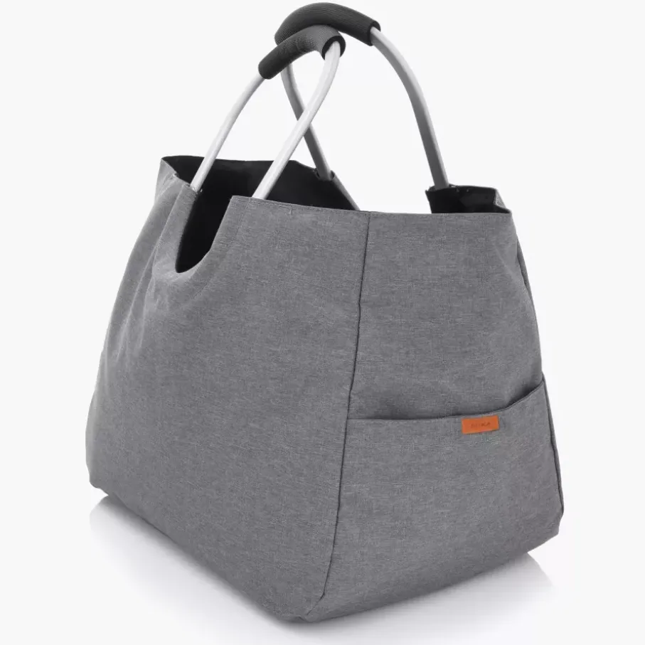Torba na zakupy DUKA PASE HALLAND 42x25x50 cm szara