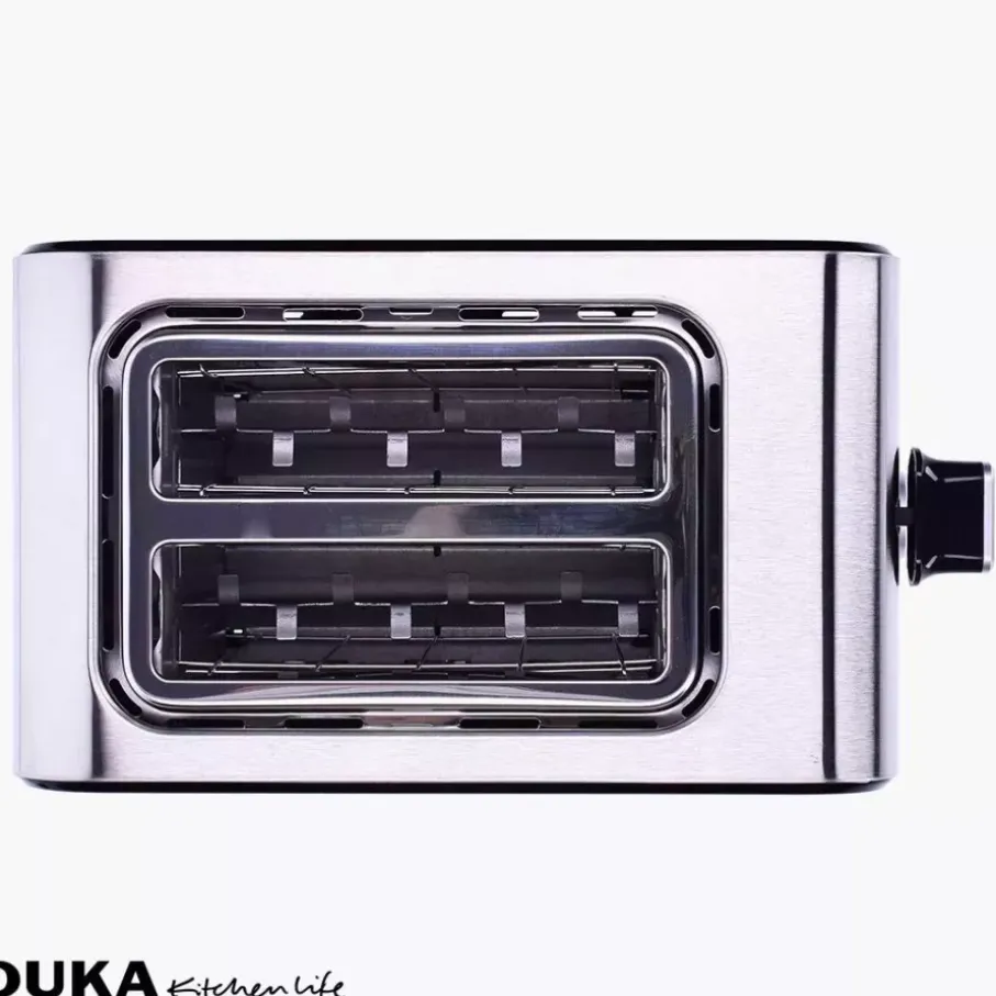 Toster opiekacz do kanapek dwukomorowy czarny DUKA BOSSE