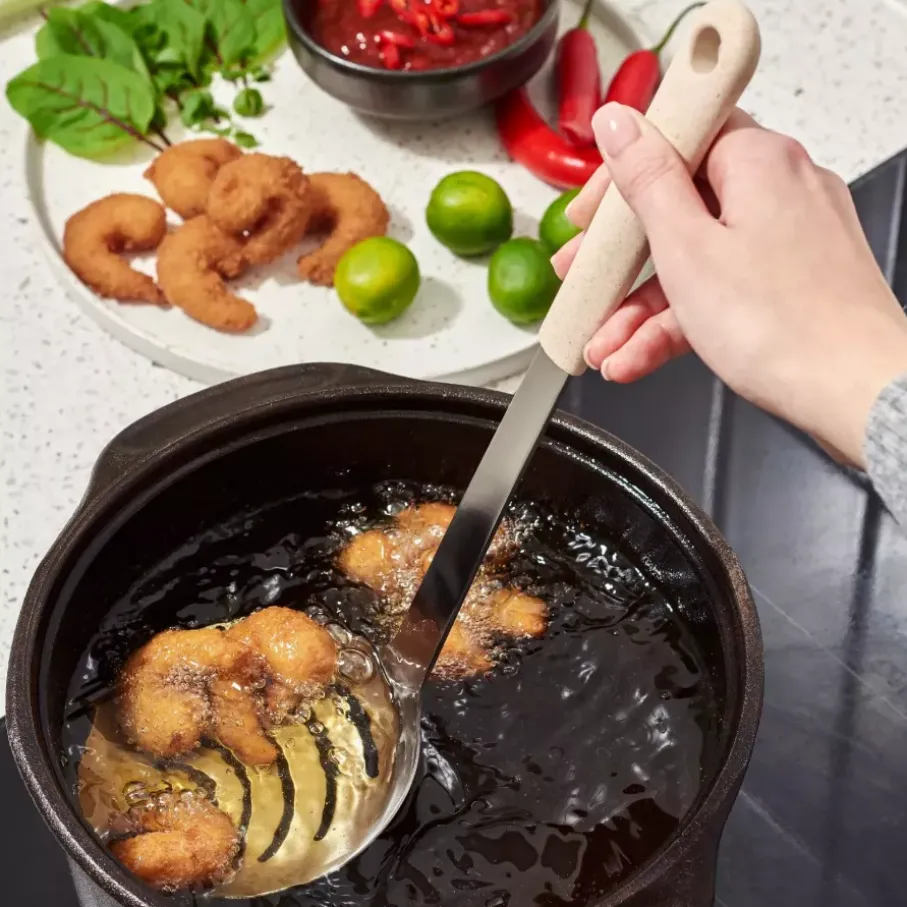 Łyżka cedzakowa GASTROMAX stal nierdzewna