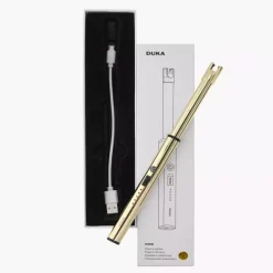Zapalarka zapalniczka plazmowa USB DUKA SHINE 23 cm złota
