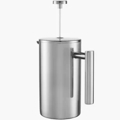 Zaparzacz do kawy French Press DUKA BARISTA 1100 ml srebrny stal nierdzewna