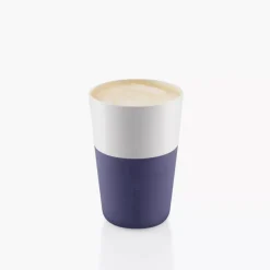 Zestaw 2 filiżanek do latte EVASOLO 360ml Fiolet
