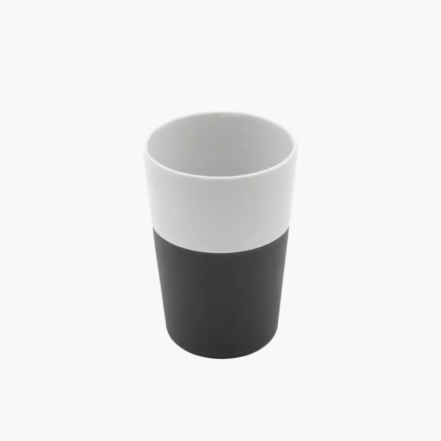 Zestaw 2 filiżanek do latte EVASOLO 360ml Carbon Black