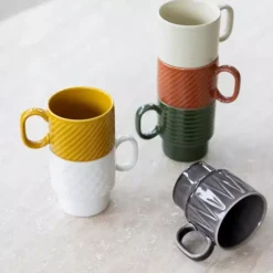 Zestaw 2 kubków 300ml SAGAFORM COFFE & MORE zielony