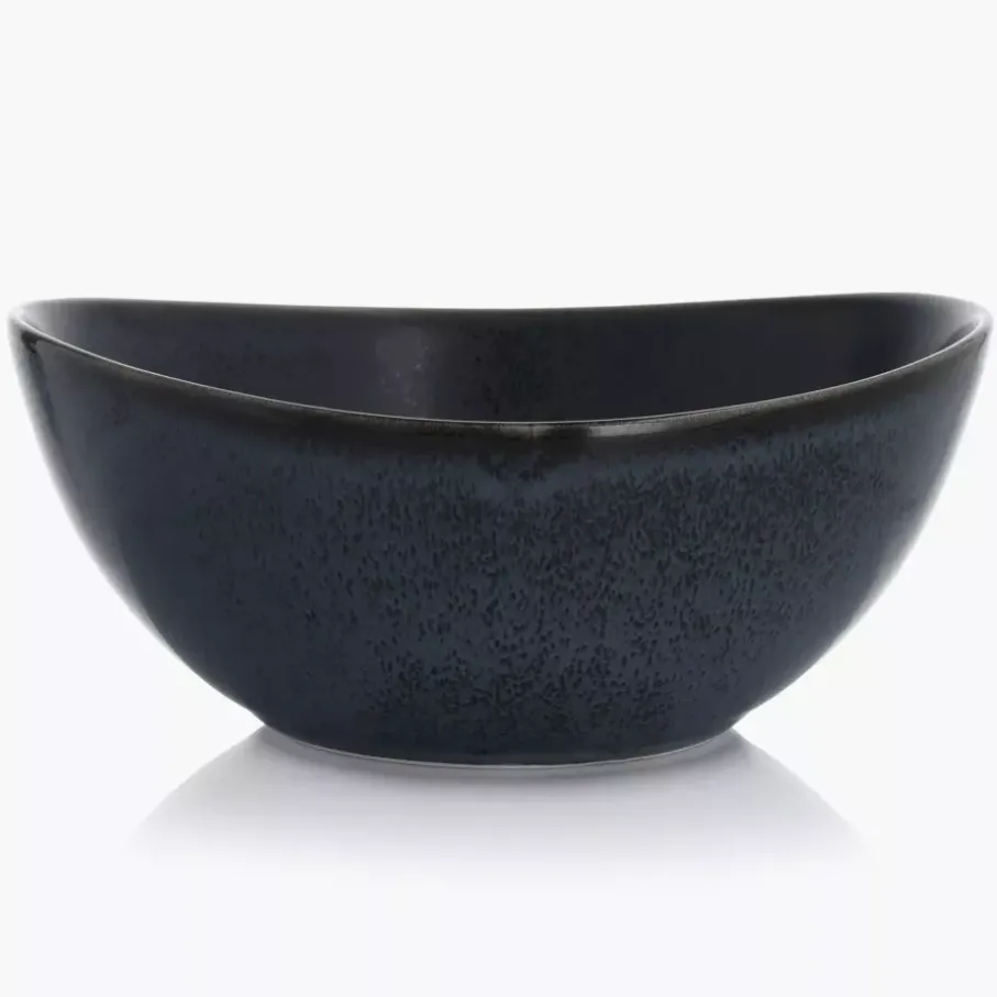 Zestaw obiadowy TIME BLACK 12 el. grafitowy porcelanowy