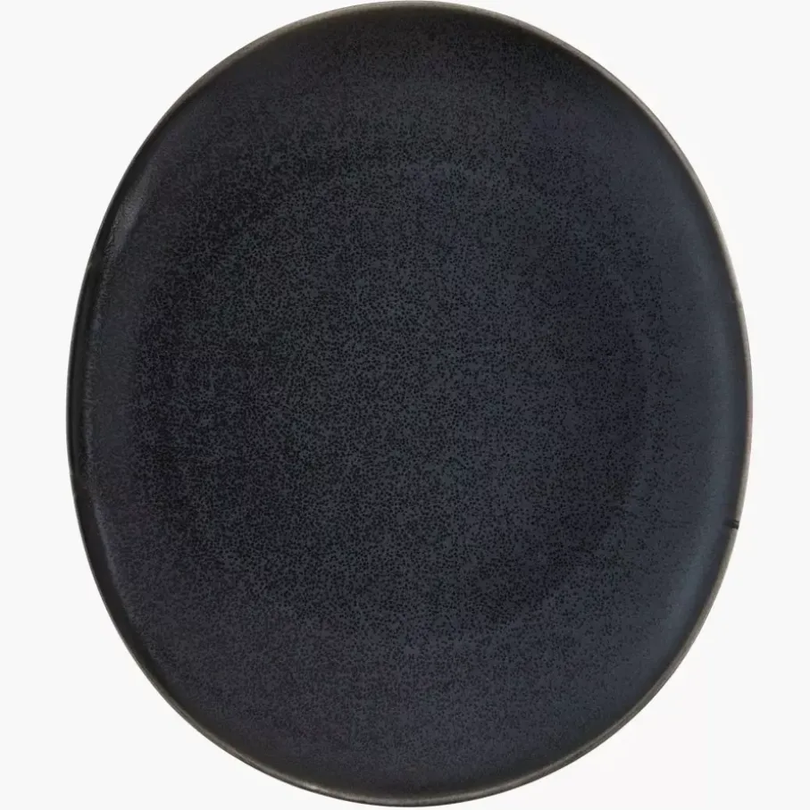 Zestaw obiadowy TIME BLACK 12 el. grafitowy porcelanowy